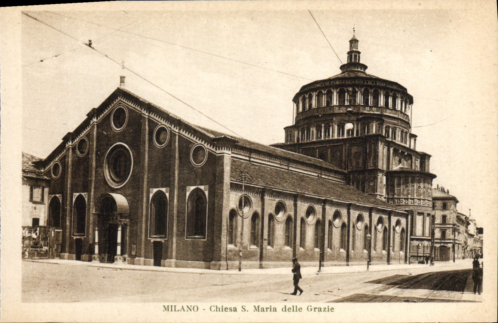 CPA Milano Chiesa Maria della Grazie