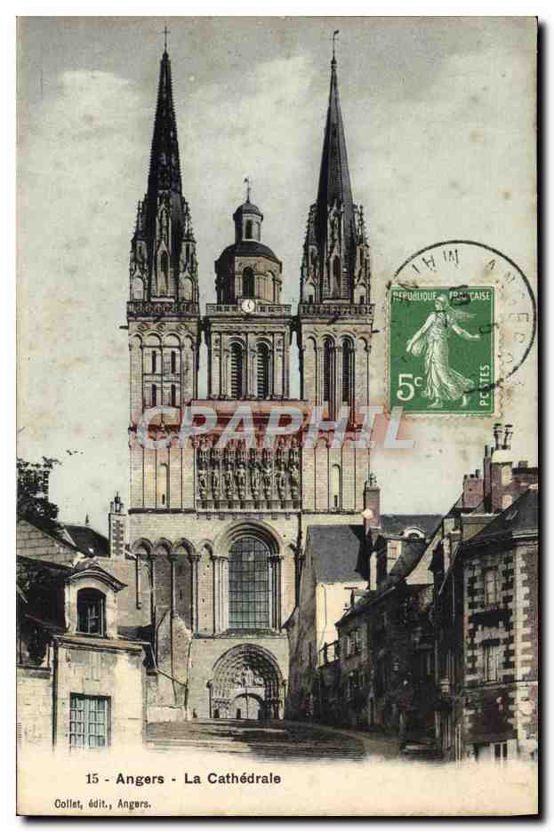 CPA Angers La Cathedrale