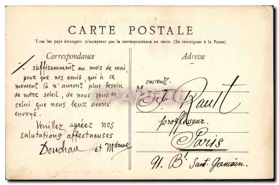 CPA Toulouse La Garonne  — Rückseite