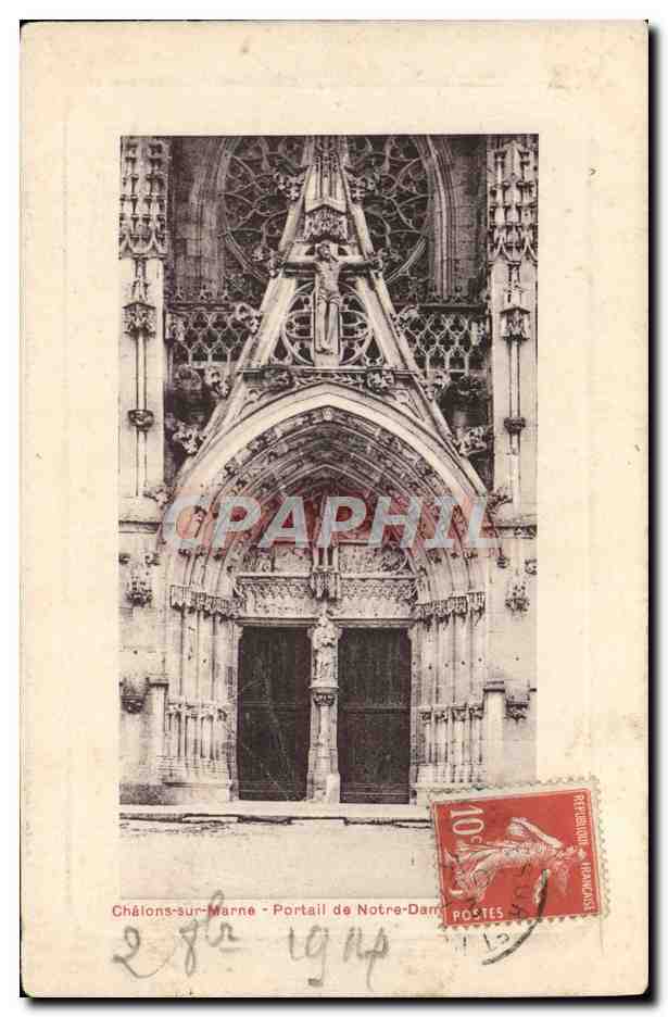 Châlons-sur-Marne - Portail de Notre-Dame — éditeur Simi-Jeannure, n° 282