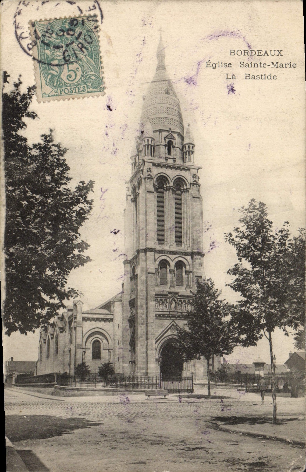 CPA Bordeaux Eglise Sainte Marie La bastide 