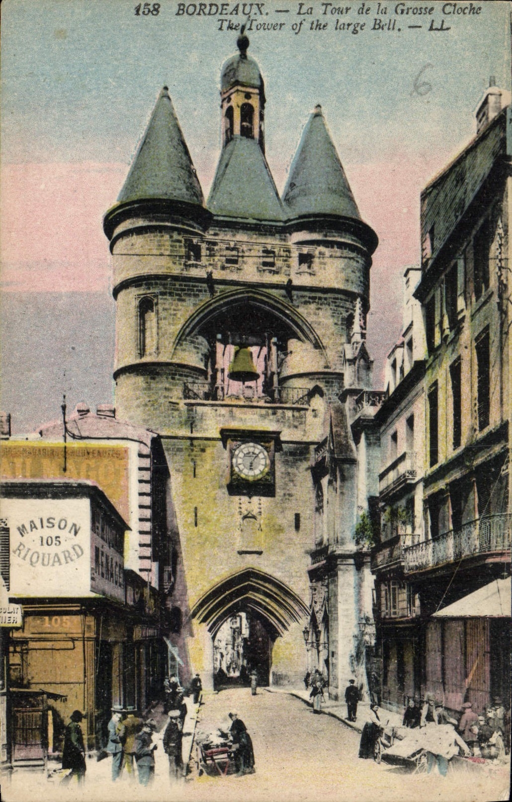 Bordeaux — La Tour de la Grosse Cloche — Maison Riquard, n°158