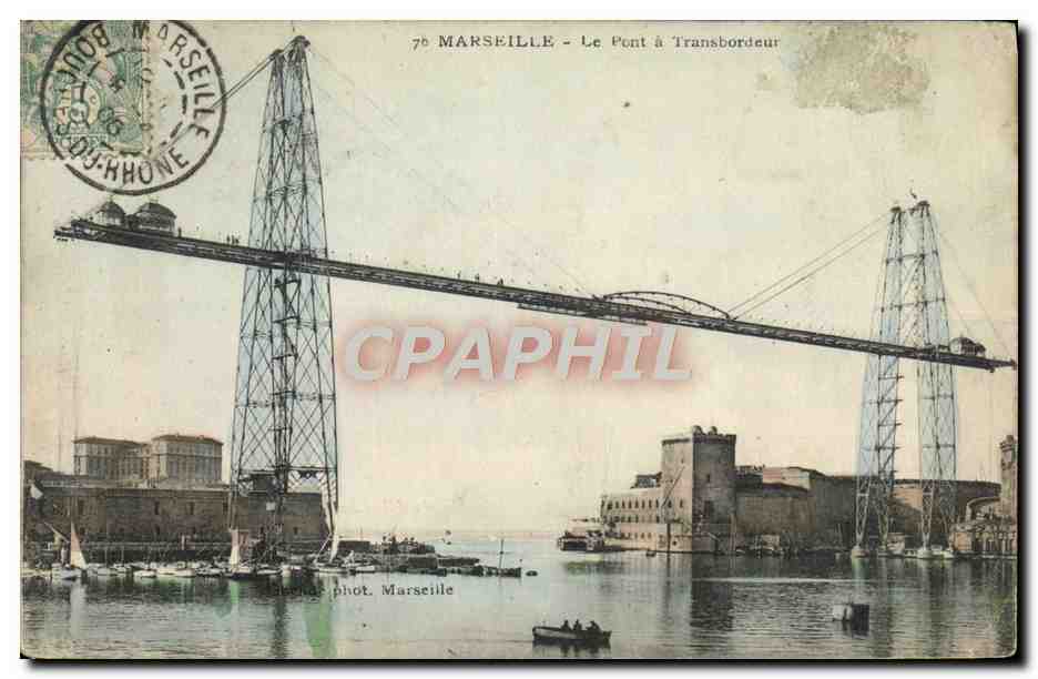 CPA Marseille Le Pont a Transbordeaur