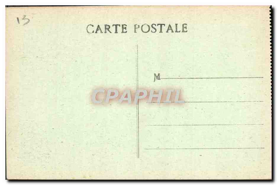 CPA Marseille Chateau d'if Bateau — Verso