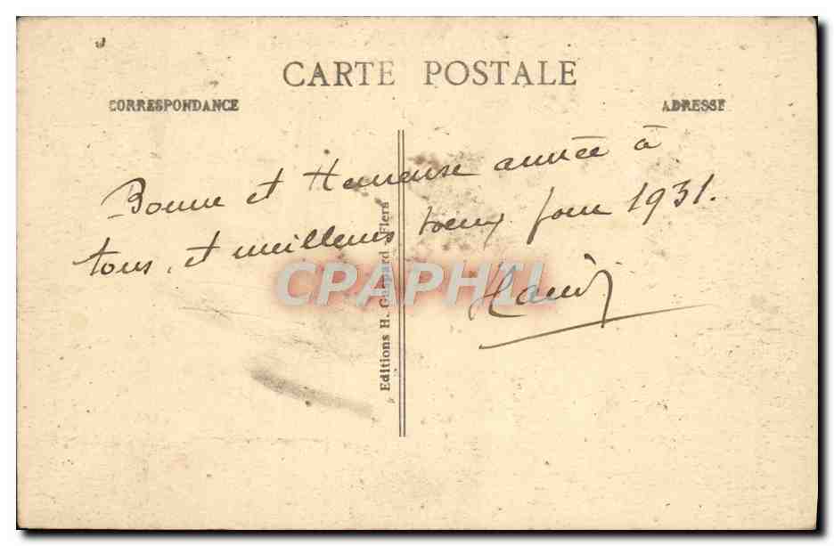 CPA Mortain La Petlte Chapelle et la table D'Orientation du Touring Club — Reverso