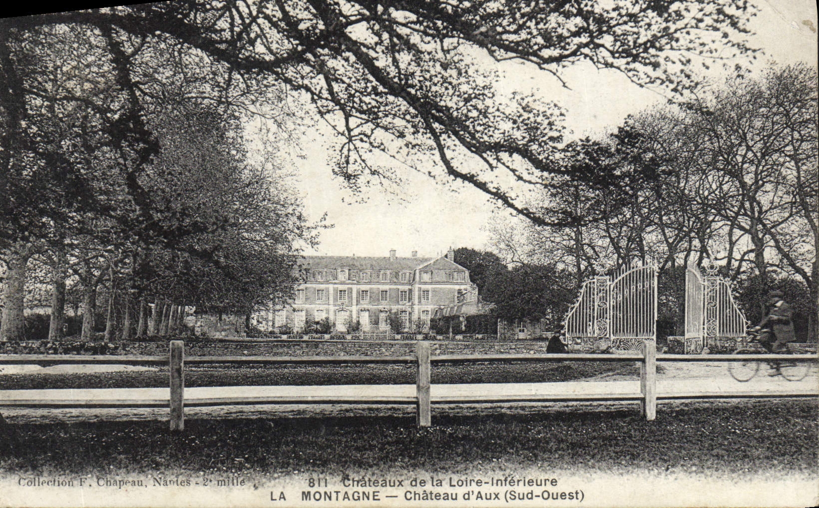 CPA La Montagne Chateau D'Aux