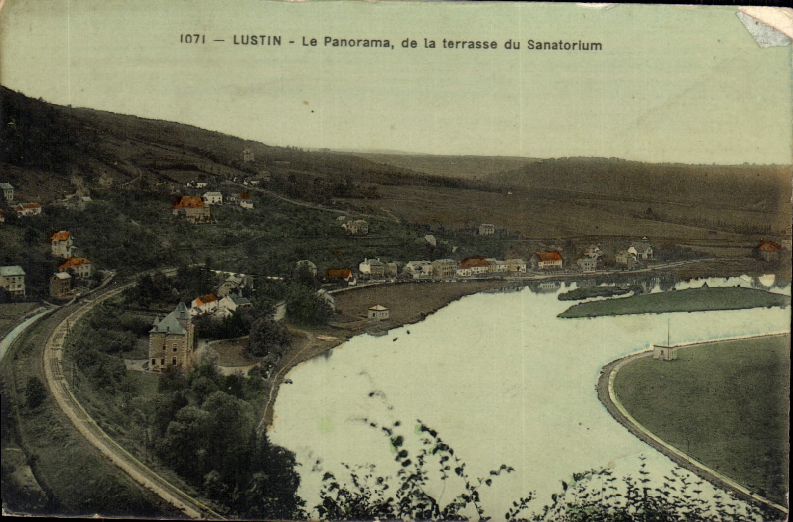 CPA Lustin Le Panorama De La Terrasse Du Sanatorium