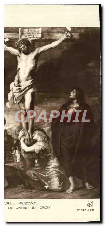 CPA Rubens Le Christ En Croix Musee du Louvre Paris