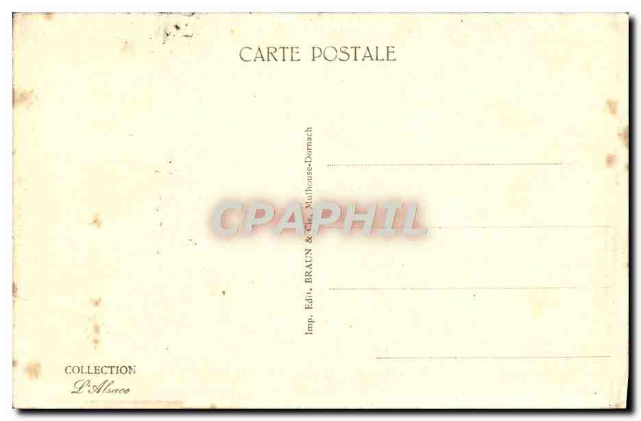 Pèlerinage de Tierenbach et Ste-Anne, près du Hartmannswillerkopf — 859 — Éditeur Braun & Cie, Mulhouse-Dormach — Verso