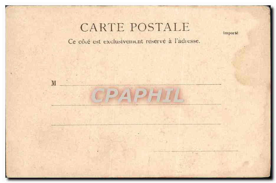 CPA Souvenir De Beaulieu — Rückseite