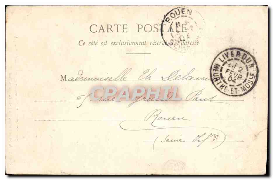 CPA Fontenoy Le Monument Commemoratif — Rückseite