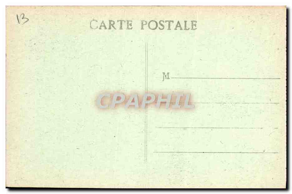 CPA Marseille Promenade De La Corniche Anse Du Prophete Tramway — Verso