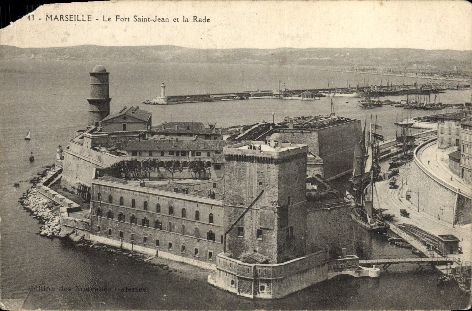 CPA Marseille Le Font Saint Jean Et La Rade