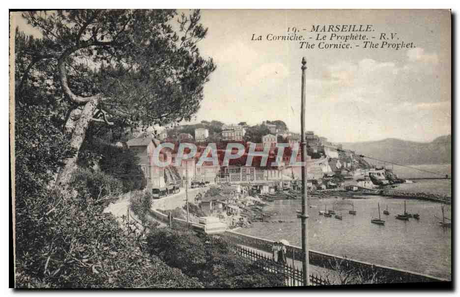 CPA Marseille La Corniche Le Prophete