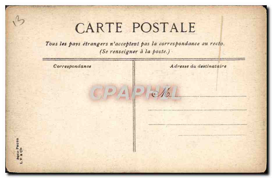 CPA Arles Place De La Republique — Rückseite