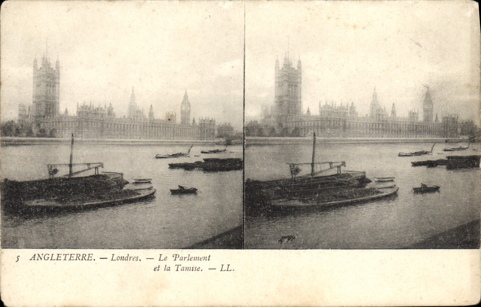 CPA Angleterre Londres Le Parlement Et La Tamise