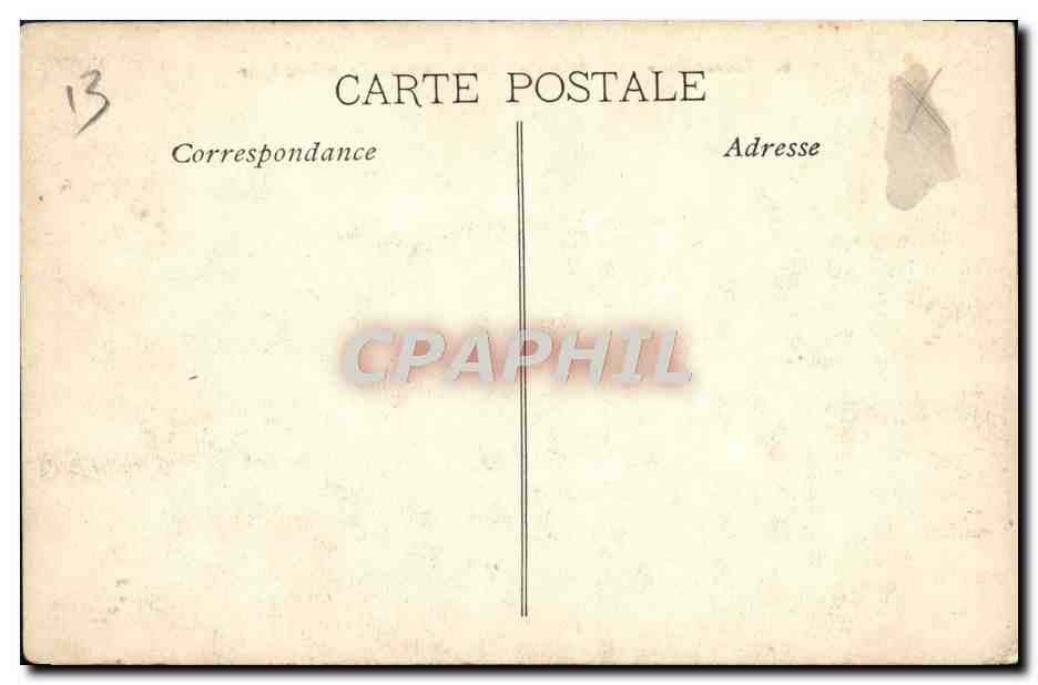 CPA Marseille Entree Du Vieux Port Et Transbordeur — Verso
