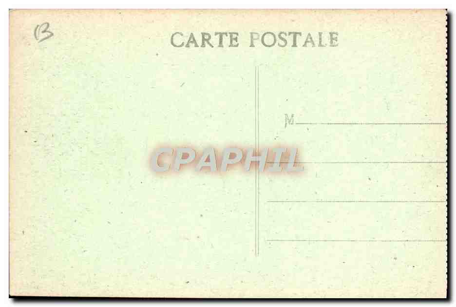CPA Marseille Place De La Bourse — Rückseite