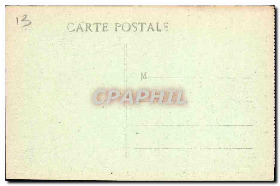 CPA Marseille Ascenseurs ND De La Garde — Verso