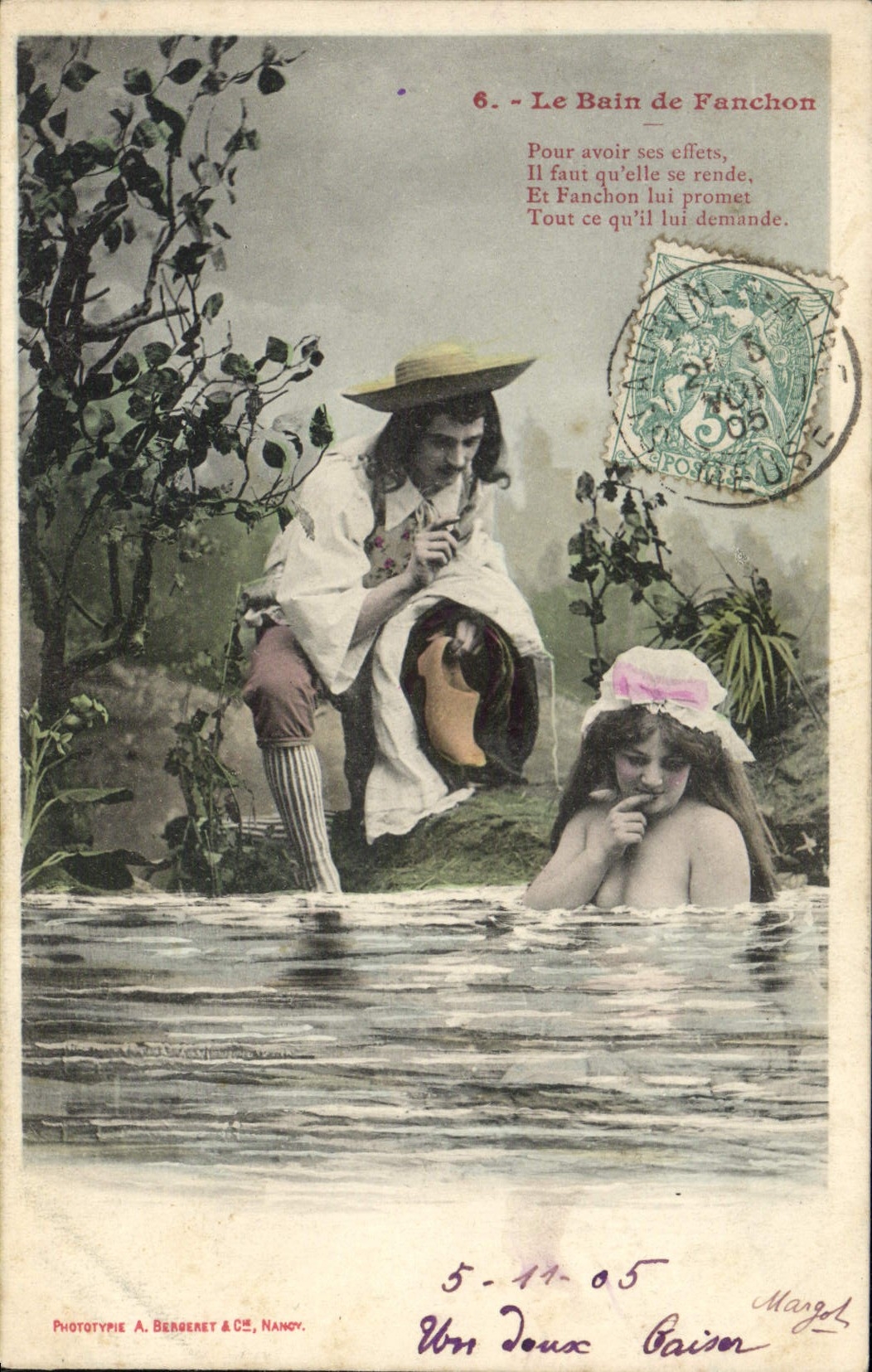Le Bain de Fanchon — Phototypie A. Bergeret & Cie, Nancy — n°6