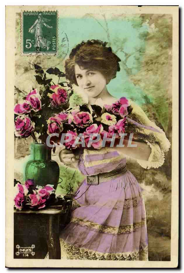 CPA Fantaisie Femme