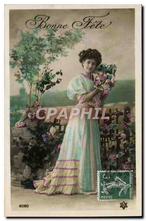 CPA Fantaisie Femme