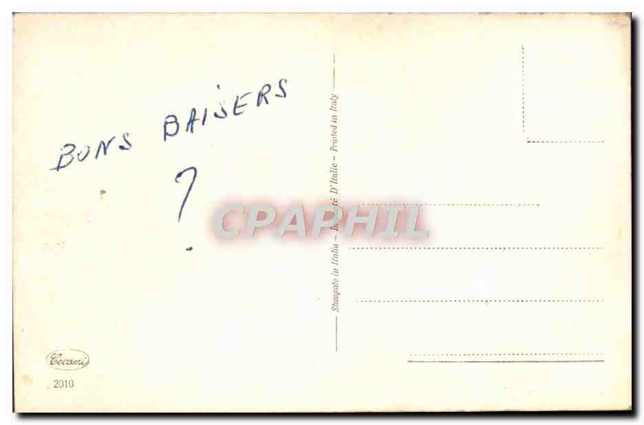 CPA Fantaisie Fleurs — Verso