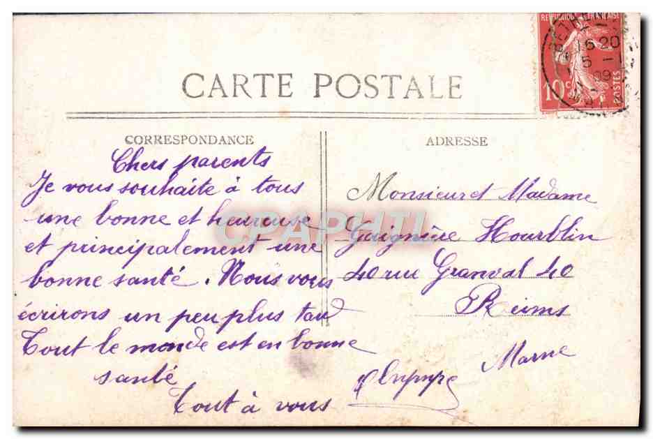 Femme en fourrure — Bonne Année — B.C.I. n°613 — Reverso
