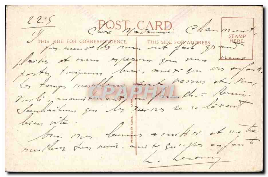 Enfant en uniforme et femme surprise — 'SHOCKING! HOW DARE YOU.' — Right, n° 7088 — Verso