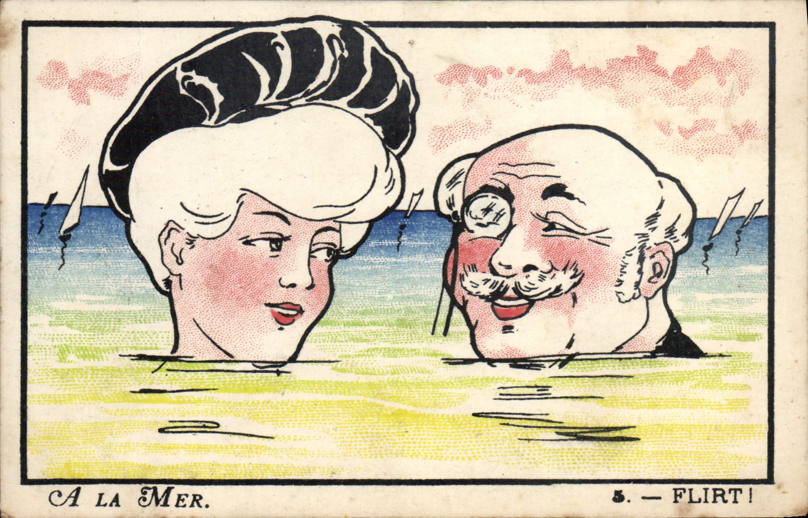 À la Mer. — Série 5 — Flirt ! — Éditeur non visible