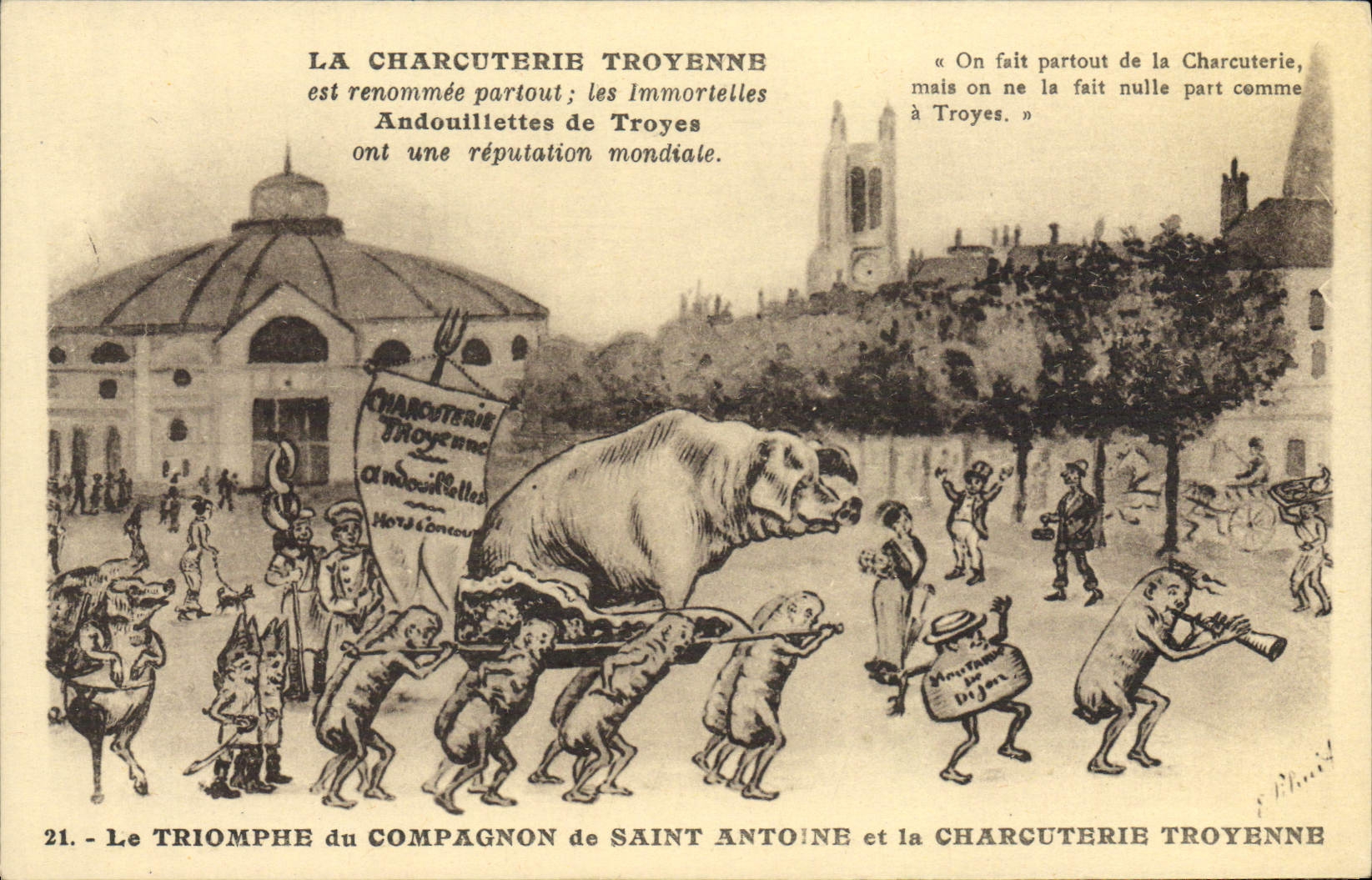 Le Triomphe du Compagnon de Saint Antoine et la Charcuterie Troyenne — Grandiddier, n°21
