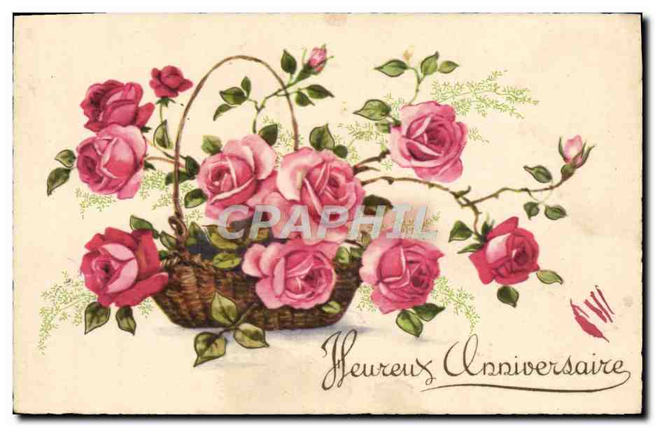 CPA Fantaisie Fleurs