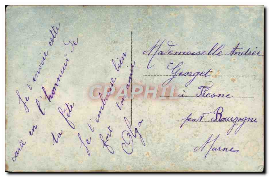 CPA Fantaisie Bonne fete — Verso