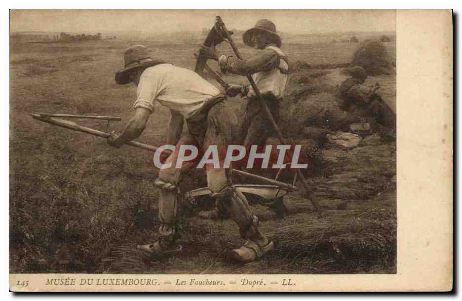 CPA Fantaisie Musee du Luxembourg Les faucheurs Dupre