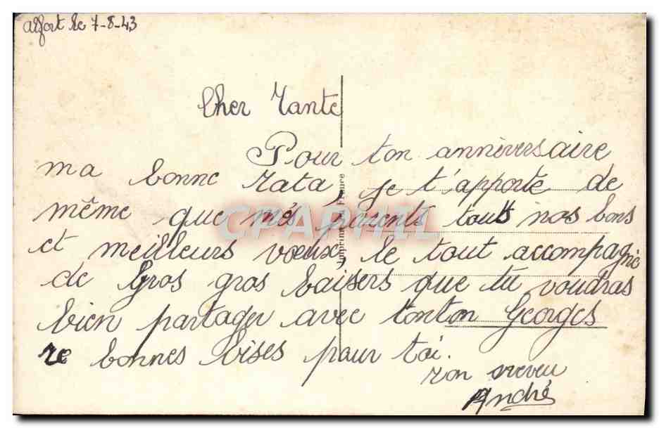 CPA Fantaisie Enfant  — Verso