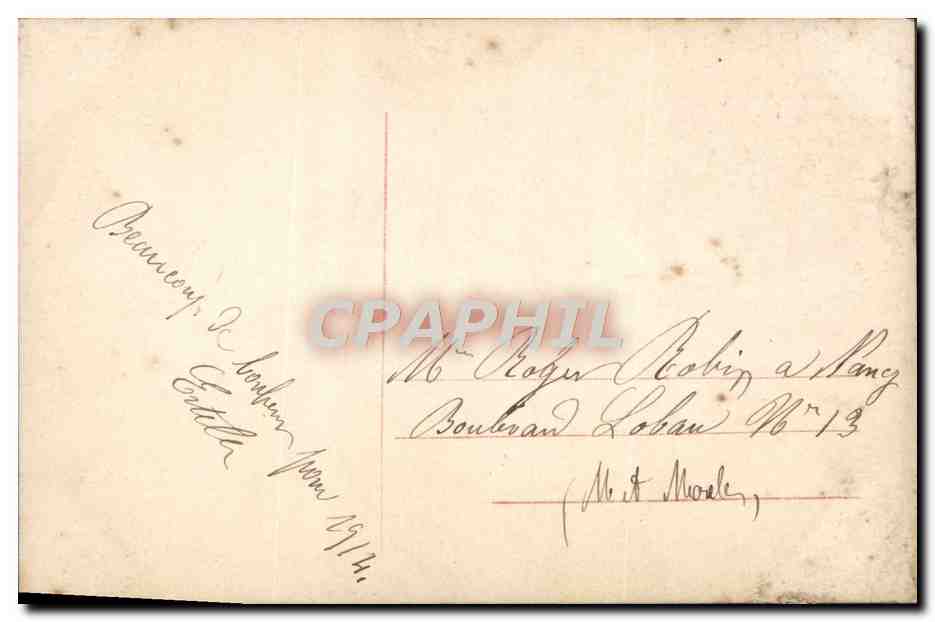 CPA Fantaisie Enfant — Verso