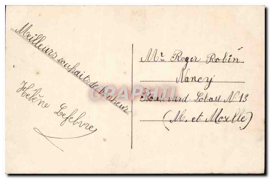 CPA Fantaisie Enfant — Verso