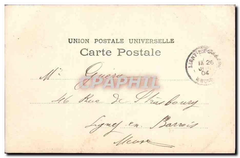 Propos Interrompus — III — S.P. — Série de cartes postales humoristiques — Verso