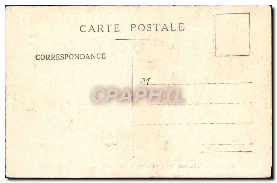 CPA Fantaisie Mutiles Paysans Ouvriers Fonctionnaires — Verso