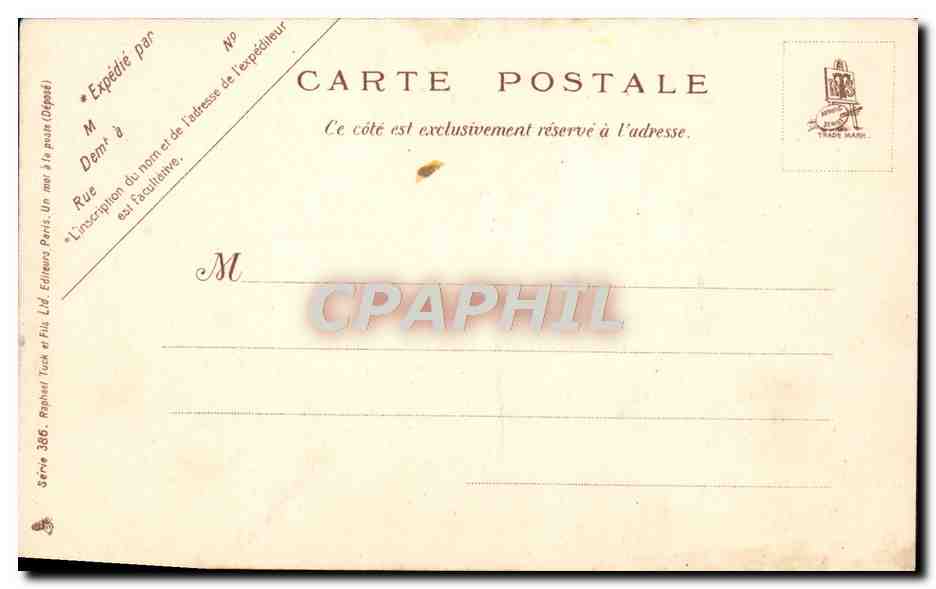 CPA Fantaisie Volendam Pays-Bas Folklore  — Rückseite