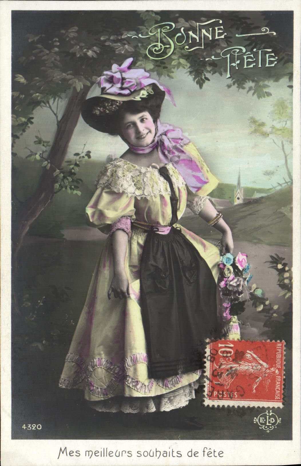 CPA Fantaisie Femme 