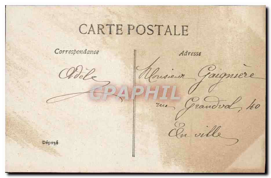 CPA Fantaisie Femme  — Verso