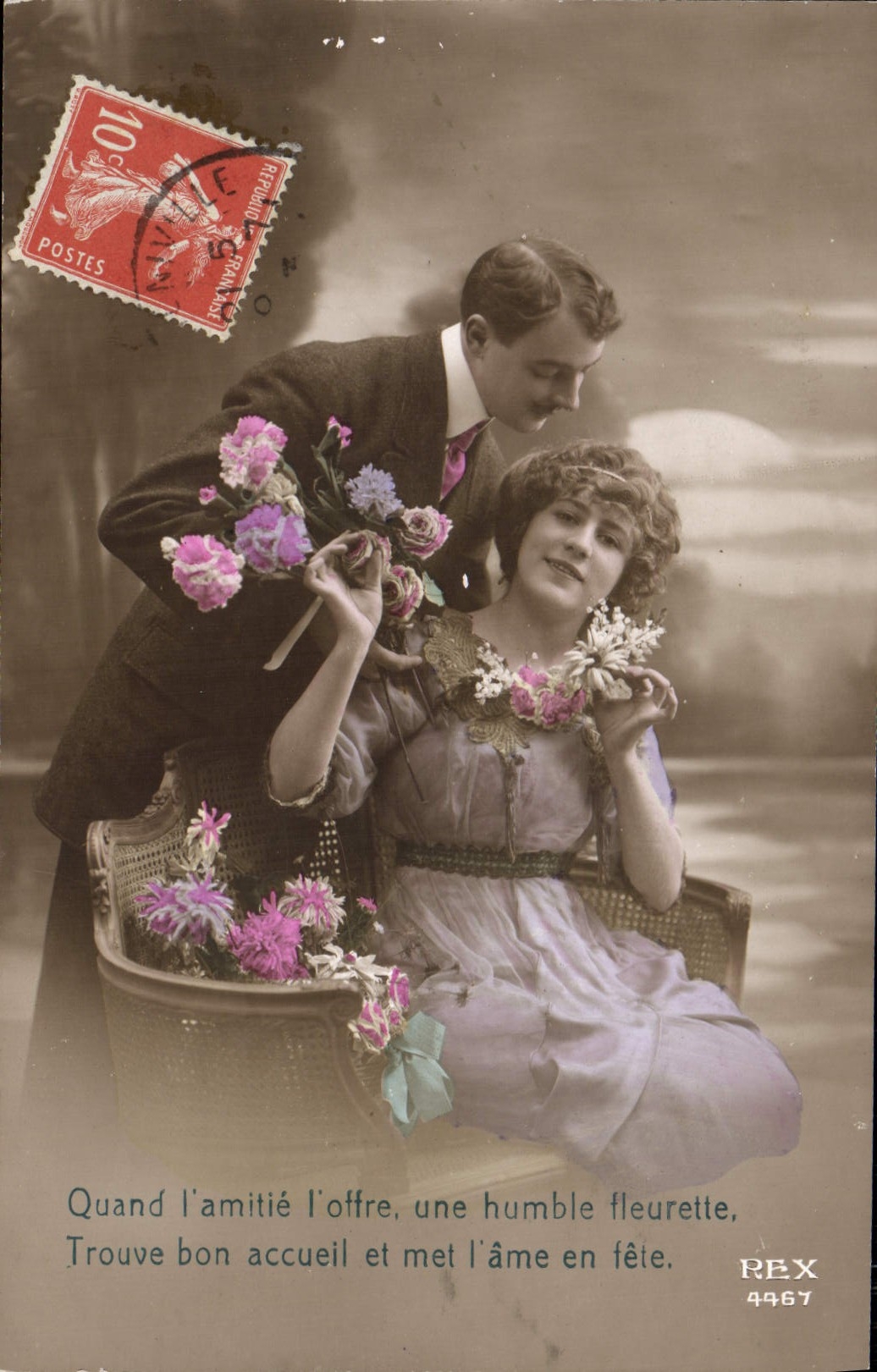 CPA Fantaisie Femme 
