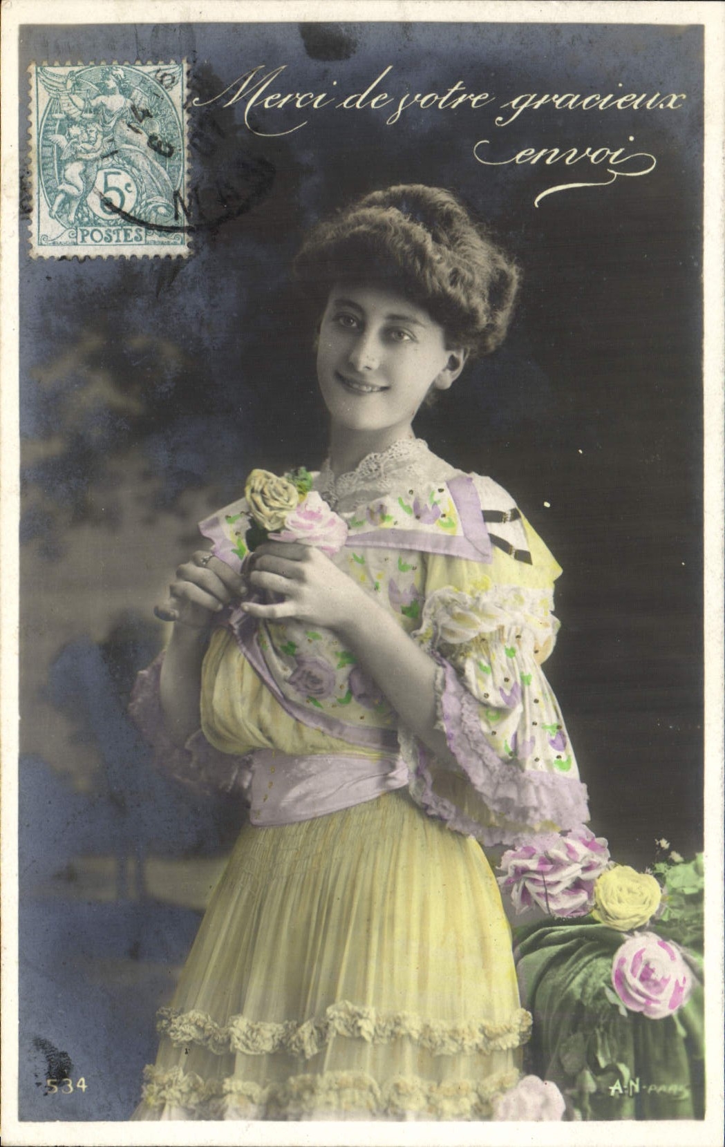 CPA Fantaisie Femme