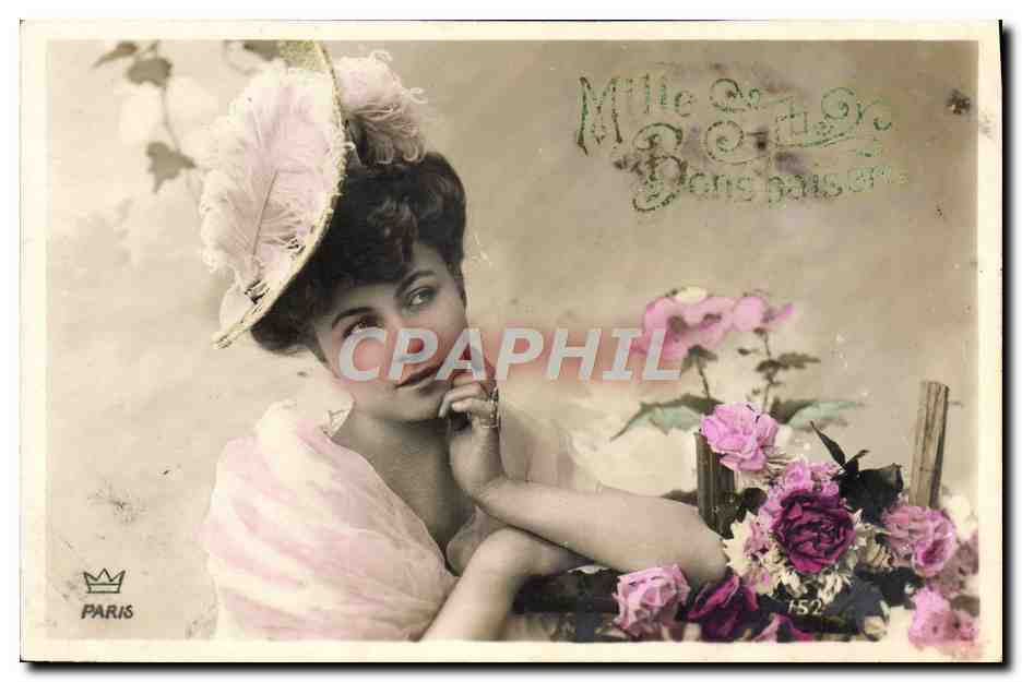 CPA Fantaisie Femme 