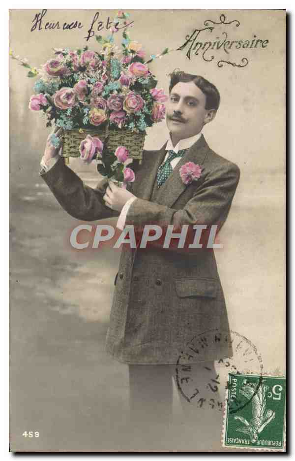 CPA Fantaisie Homme 