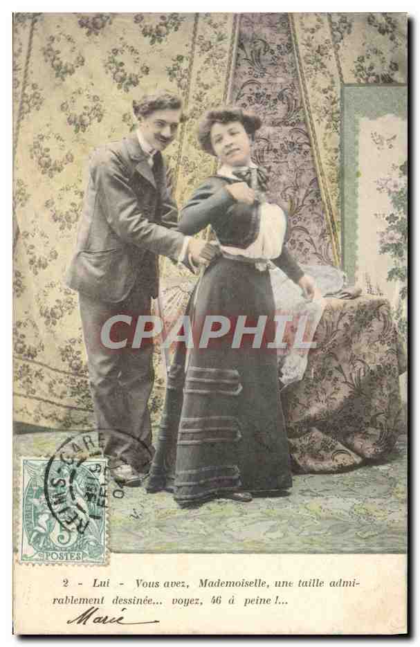Un homme et une femme en tenue d'époque — éditeur anonyme, n°2
