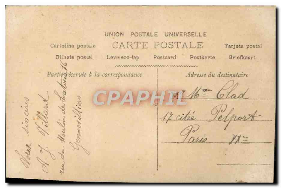 CPA Fantaisie Enfant — Rückseite
