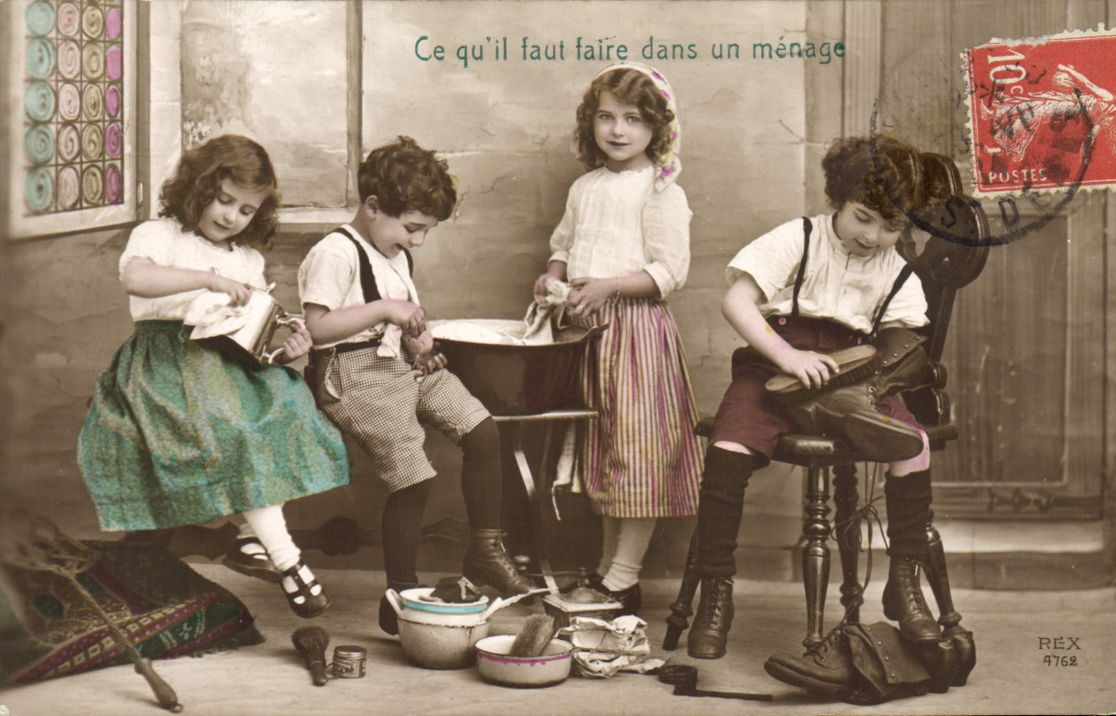 CPA Fantaisie Enfants