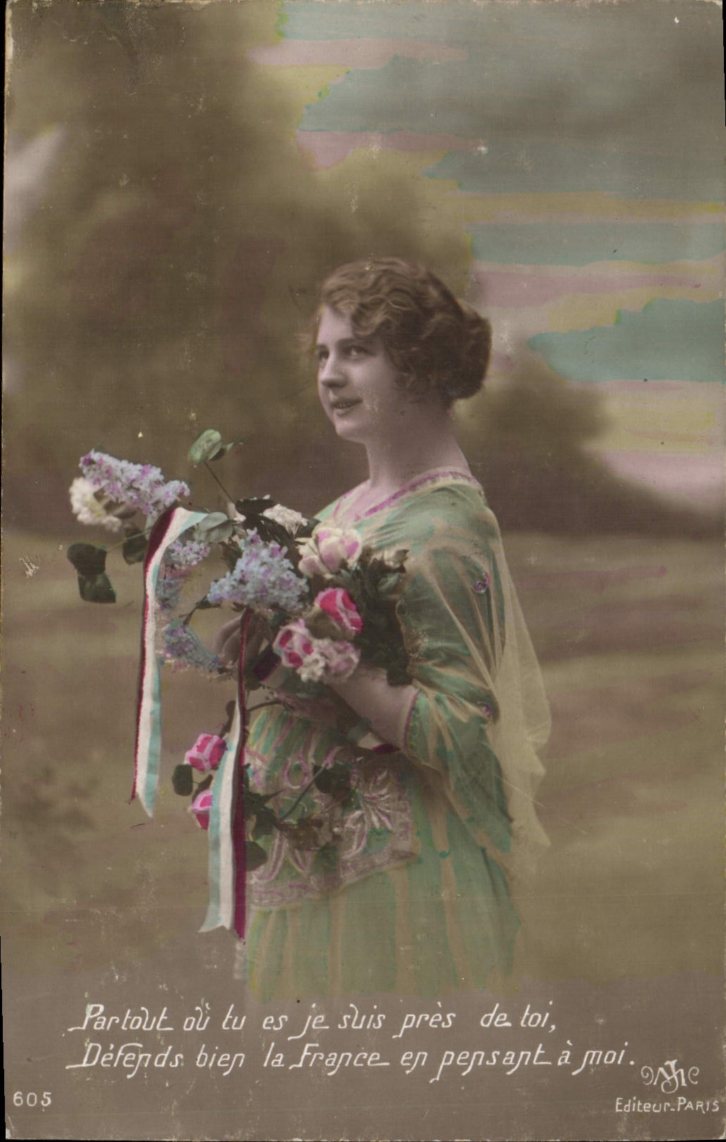 CPA Fantaisie Femme